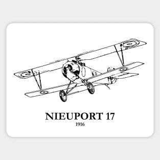 Nieuport 17 World War I Fighter Plane Sticker